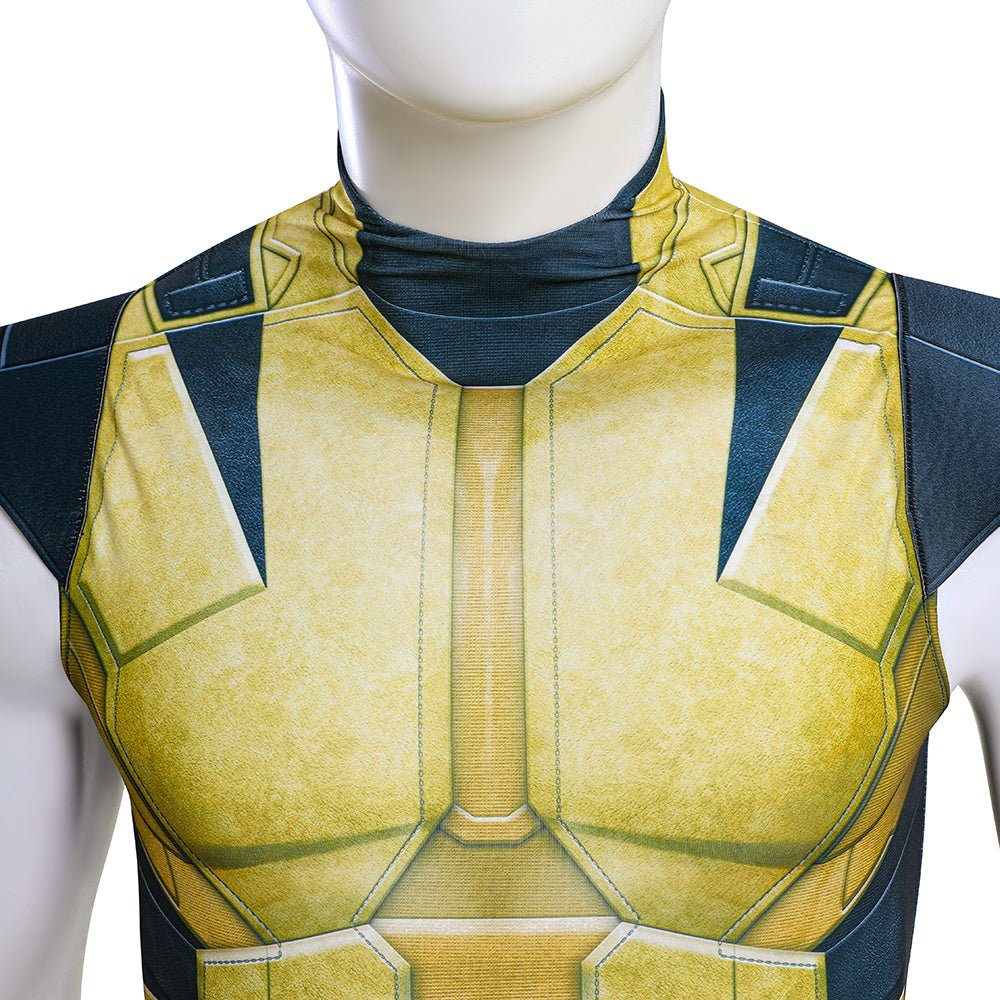 Marvel's Wolverine Full Body Jumpsuit Game Cosplay Costume with Claw Details - Coscosmos