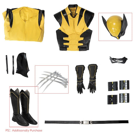 Marvel's Wolverine PS5 Game Edition Full Cosplay Costume Set - Coscosmos
