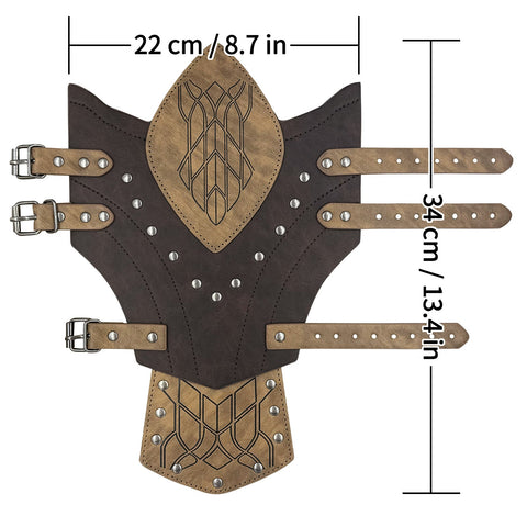 Medieval Elf Bracers Nordic Viking Style Cosplay Arm Guards for Authentic Costume Look - Coscosmos