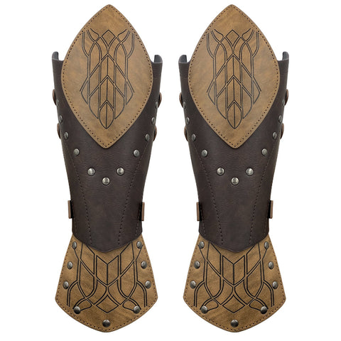 Medieval Elf Bracers Nordic Viking Style Cosplay Arm Guards for Authentic Costume Look - Coscosmos