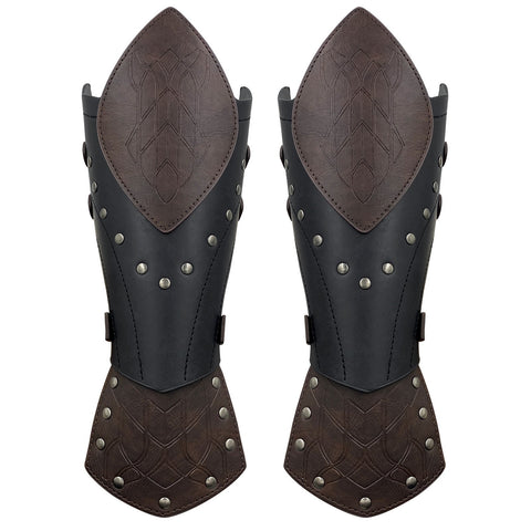 Medieval Elf Bracers Nordic Viking Style Cosplay Arm Guards for Authentic Costume Look - Coscosmos