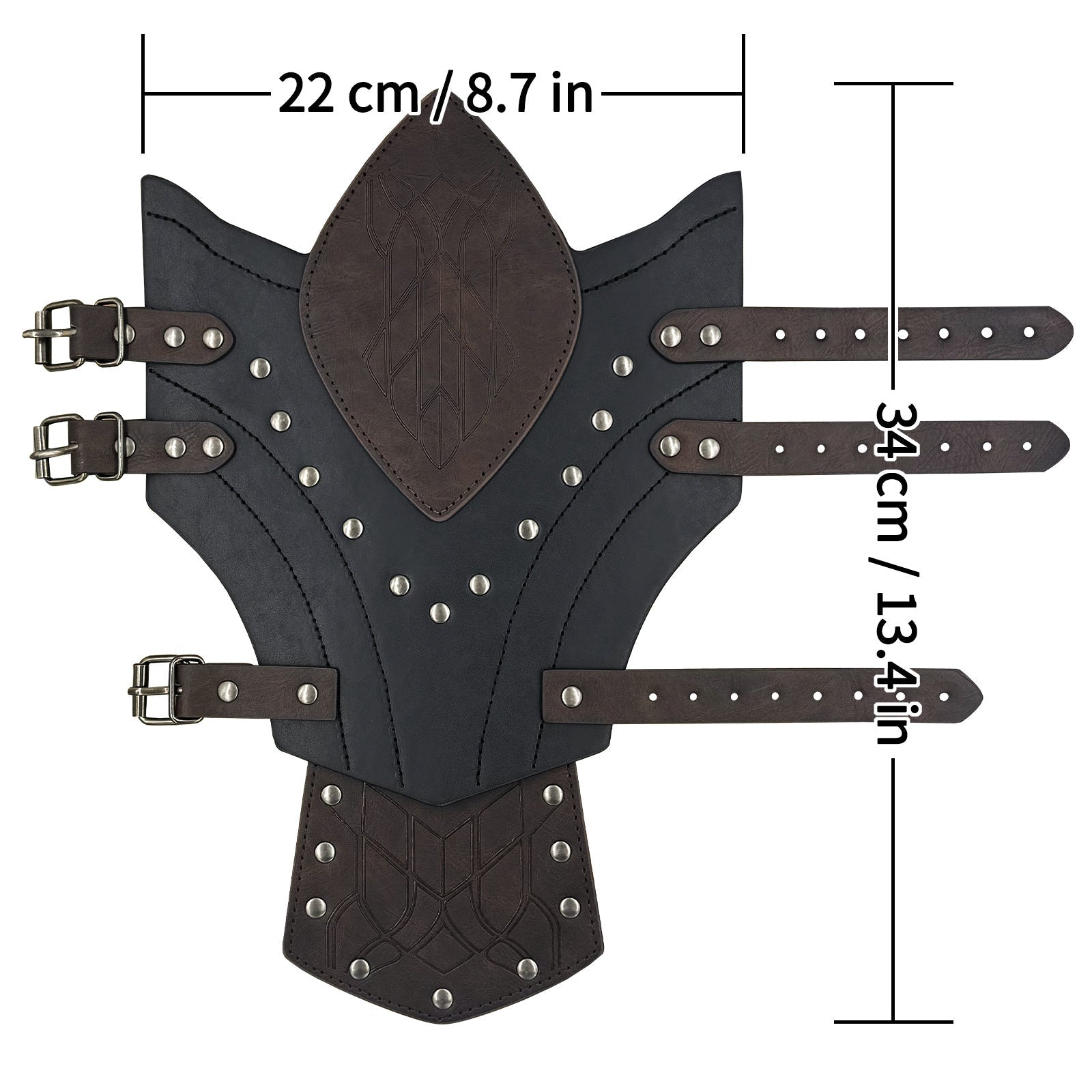 Medieval Elf Bracers Nordic Viking Style Cosplay Arm Guards for Authentic Costume Look - Coscosmos