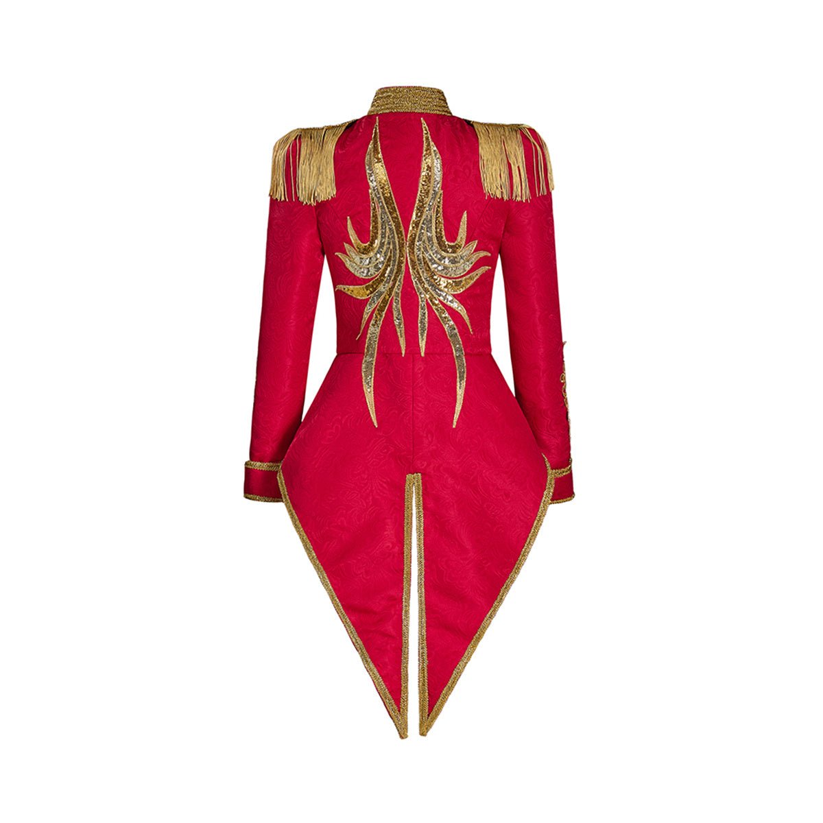 Medieval Female Red Army Officer Coat - Cosplay Costume for Historical Enthusiasts - Coscosmos