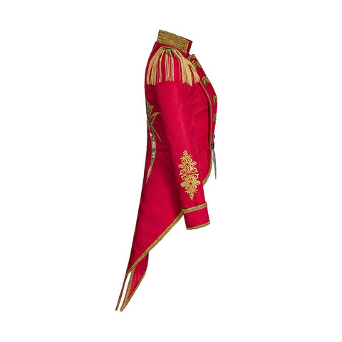 Medieval Female Red Army Officer Coat - Cosplay Costume for Historical Enthusiasts - Coscosmos