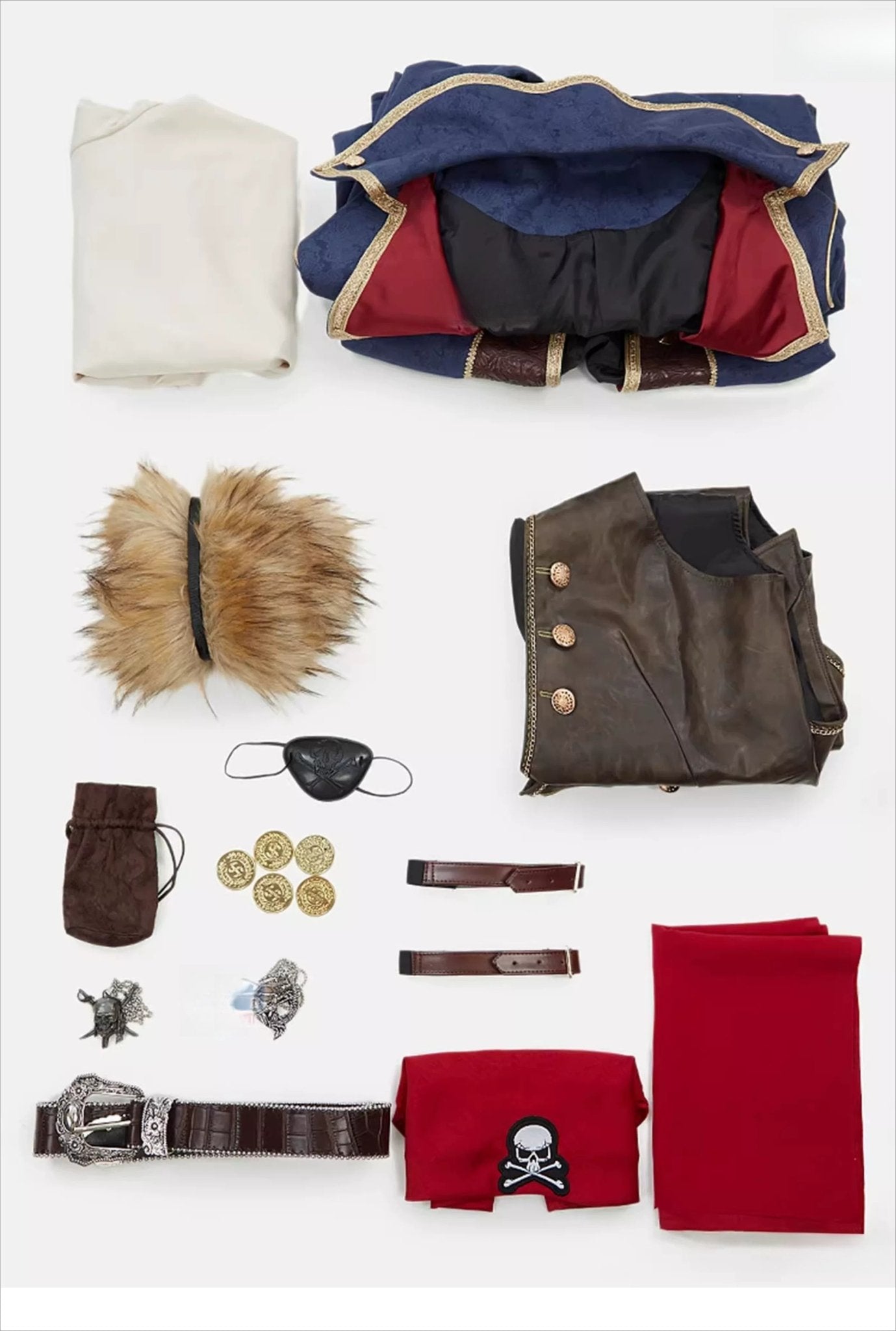 Medieval Navigator Voyage Captain Cosplay Costume - Coscosmos