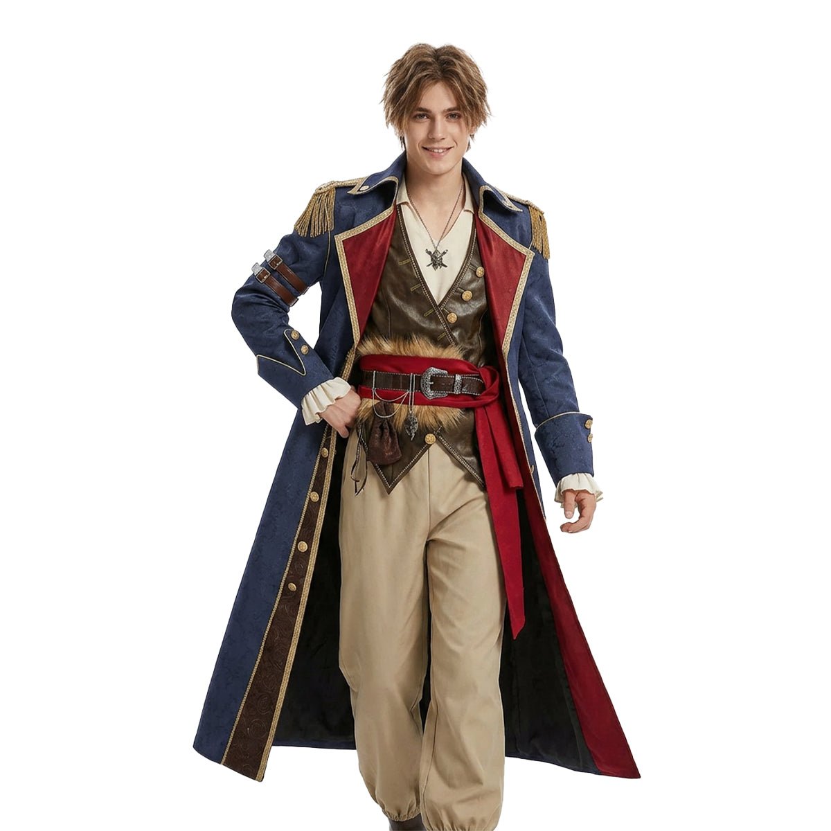 Medieval Navigator Voyage Captain Cosplay Costume - Coscosmos