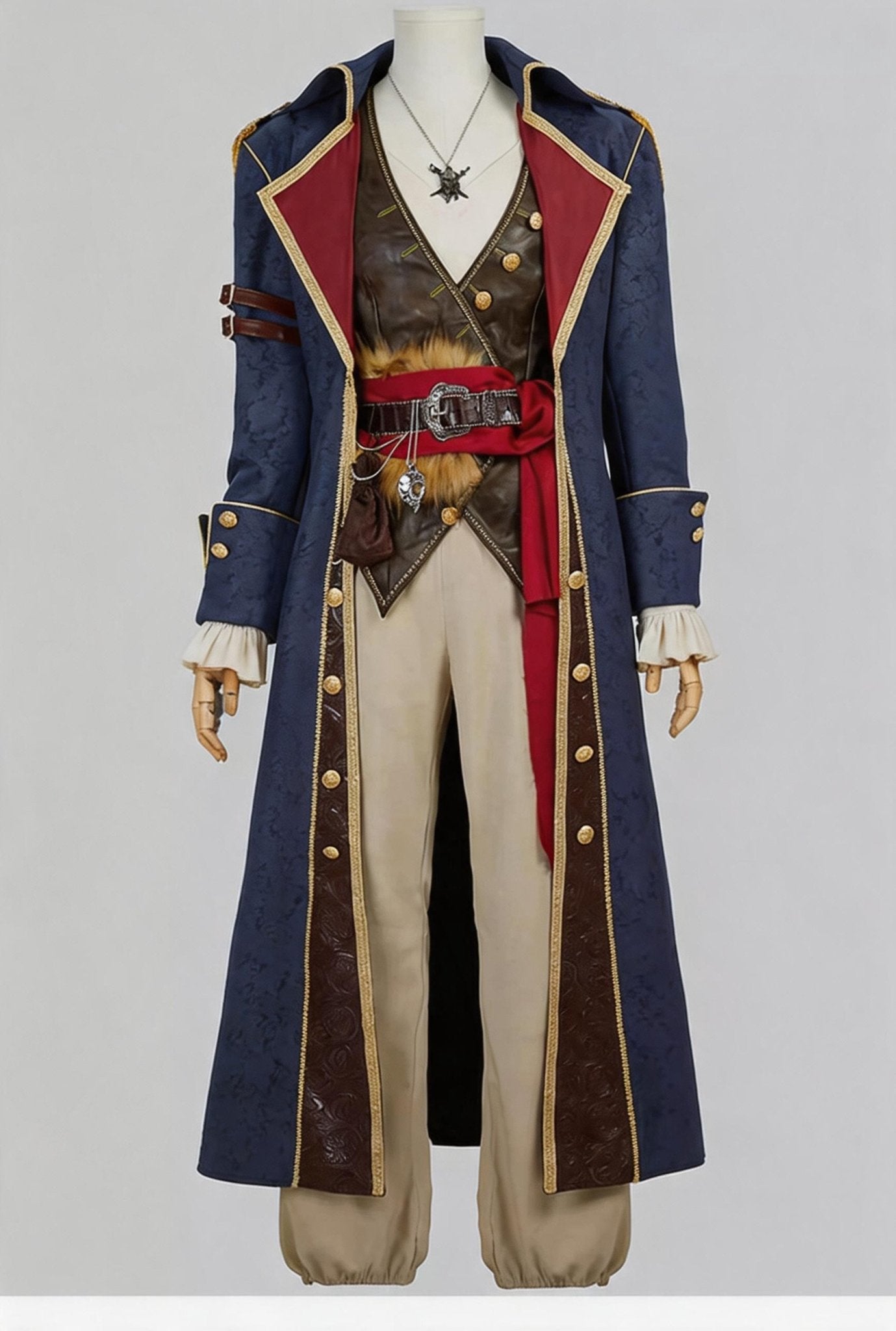 Medieval Navigator Voyage Captain Cosplay Costume - Coscosmos