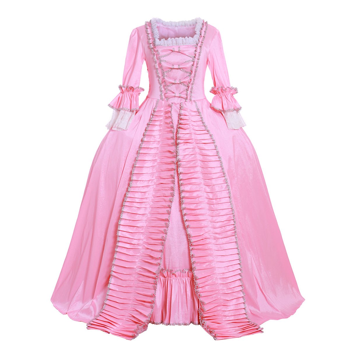 Medieval Noble Pink Dress Cosplay Costume - Coscosmos
