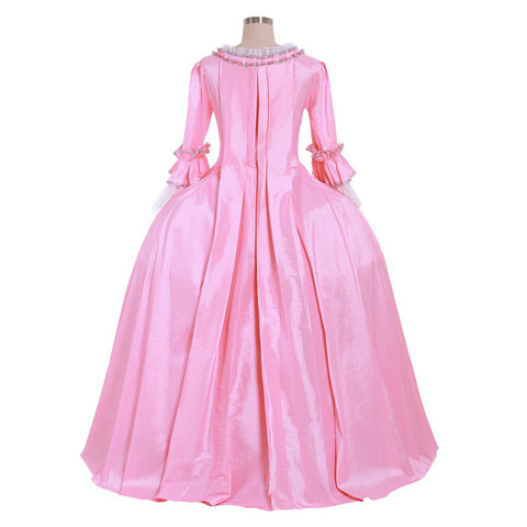 Medieval Noble Pink Dress Cosplay Costume - Coscosmos