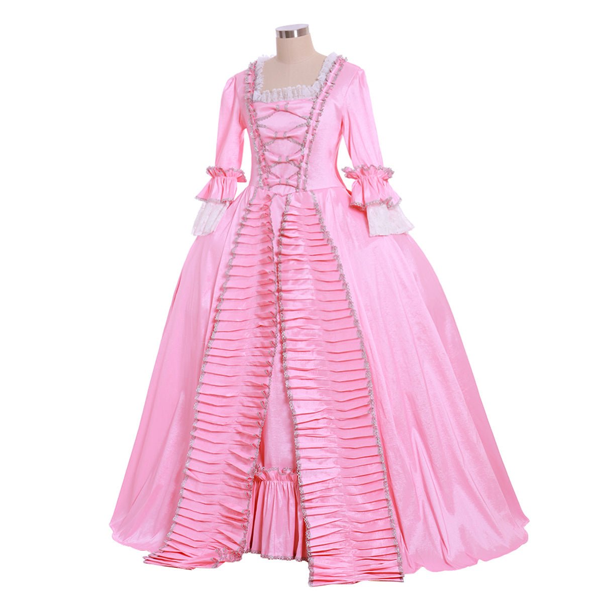 Medieval Noble Pink Dress Cosplay Costume - Coscosmos