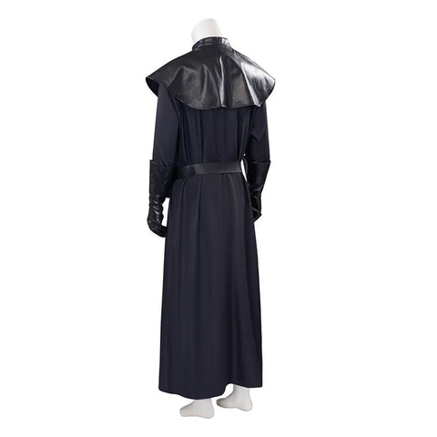 Medieval Plague Doctor Costume - Black Long Coat Halloween Party Suit | Men’s Cosplay Outfit - Coscosmos