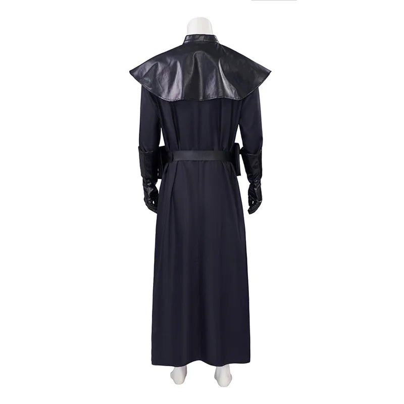Medieval Plague Doctor Costume - Black Long Coat Halloween Party Suit | Men’s Cosplay Outfit - Coscosmos