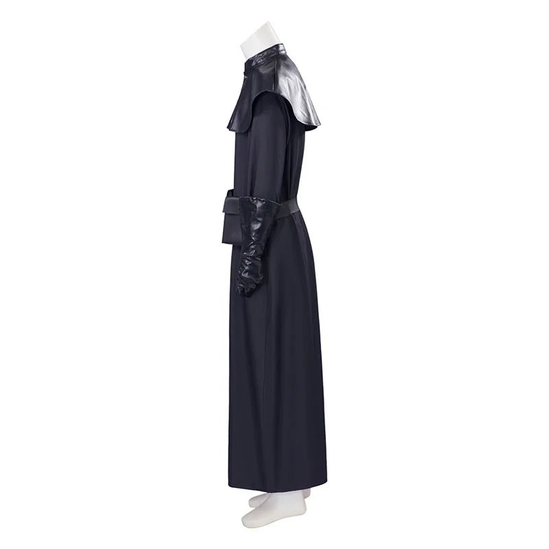 Medieval Plague Doctor Costume - Black Long Coat Halloween Party Suit | Men’s Cosplay Outfit - Coscosmos