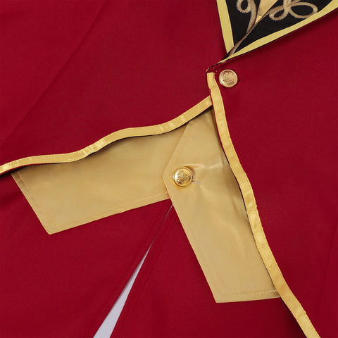 Medieval Punk Military Drum Uniform for Men – Vintage Circus Performance Costume - Coscosmos