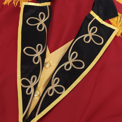 Medieval Punk Military Drum Uniform for Men – Vintage Circus Performance Costume - Coscosmos