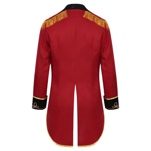Medieval Punk Military Drum Uniform for Men – Vintage Circus Performance Costume - Coscosmos