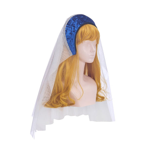Medieval Renaissance Blue Dress Cosplay Costume - Coscosmos