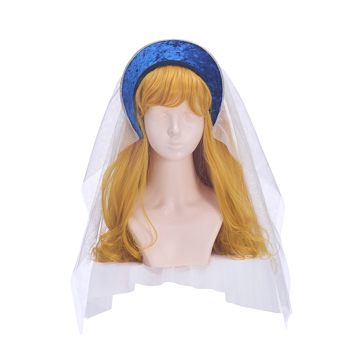 Medieval Renaissance Blue Dress Cosplay Costume - Coscosmos