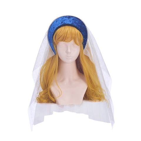 Medieval Renaissance Blue Dress Cosplay Costume - Coscosmos