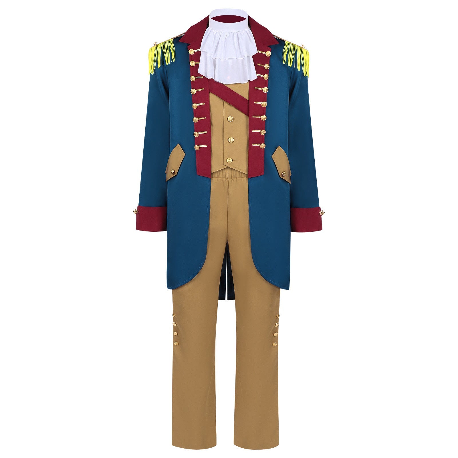 Medieval Renaissance Cosplay Costume for Men: George Washington Outfit - Coscosmos