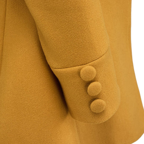 Medieval Yellow Button - Up Women's Jacket - Cosplay Costume for Renaissance Fairs & LARP - Coscosmos
