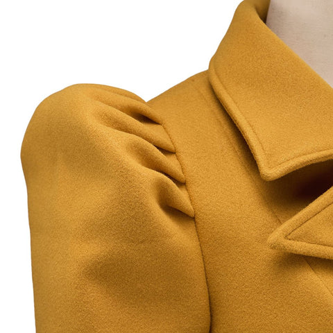 Medieval Yellow Button - Up Women's Jacket - Cosplay Costume for Renaissance Fairs & LARP - Coscosmos