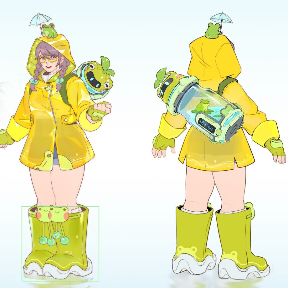 Mei Cosplay Costume Full Set - Overwatch Game Character Outfit with Rain Dance Theme, Factory Direct - Coscosmos