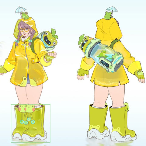 Mei Cosplay Costume Full Set - Overwatch Game Character Outfit with Rain Dance Theme, Factory Direct - Coscosmos