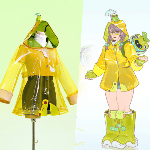 Mei Cosplay Costume Full Set - Overwatch Game Character Outfit with Rain Dance Theme, Factory Direct - Coscosmos