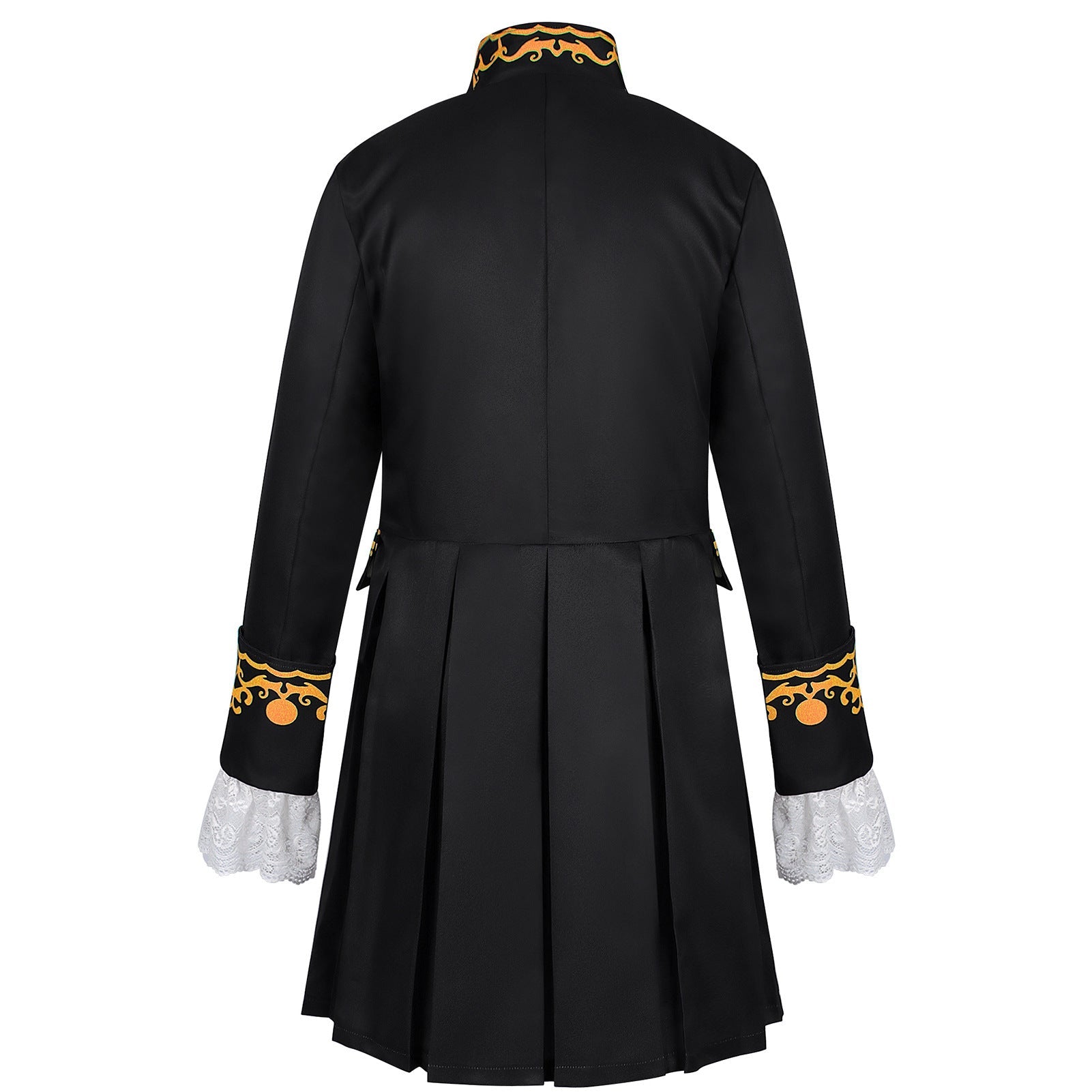 Men's European Medieval Gold - Trimmed Baroque Aristocrat Costume for Opera Stage Performance - Coscosmos