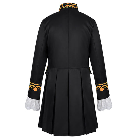 Men's European Medieval Gold - Trimmed Baroque Aristocrat Costume for Opera Stage Performance - Coscosmos