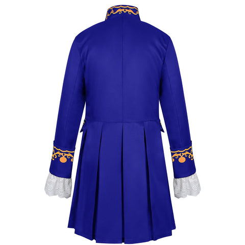 Men's European Medieval Gold - Trimmed Baroque Aristocrat Costume for Opera Stage Performance - Coscosmos