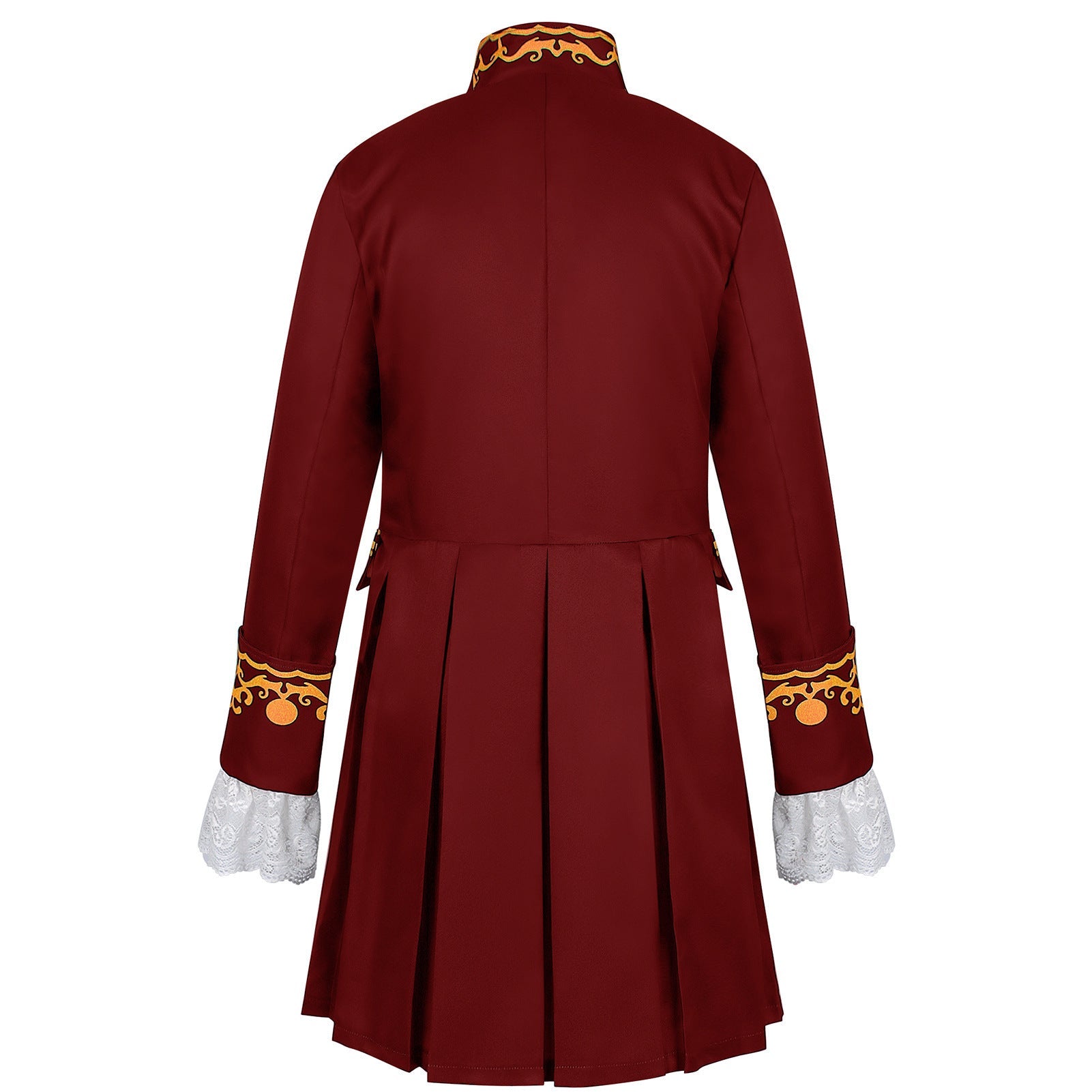 Men's European Medieval Gold - Trimmed Baroque Aristocrat Costume for Opera Stage Performance - Coscosmos
