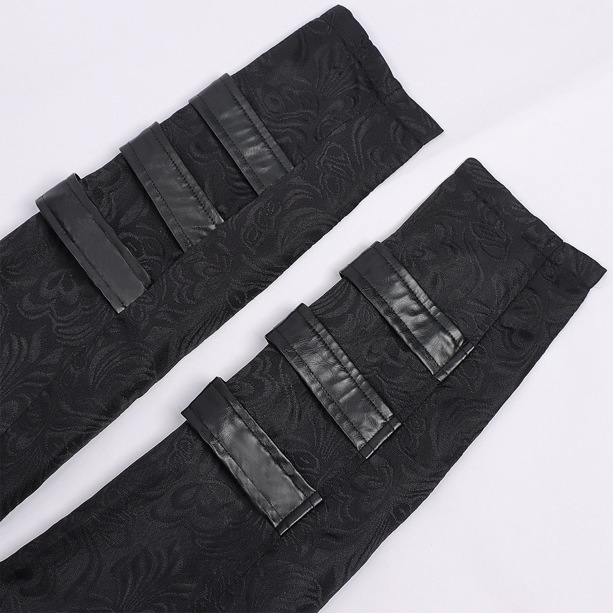 Men's Medieval Gothic Dark Pattern Long Coat - European Vintage Vampire Aristocrat Wool Blend Overcoat - Coscosmos