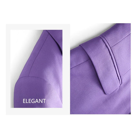 Men's Royal Cosplay Suit Three - Piece Set Single Button Double Vent Formal Wear for Halloween Costume Party - Coscosmos