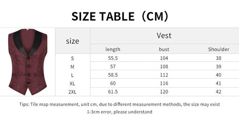 Men's Ruffled Suit Vest Halloween Medieval Steampunk Victorian Gentleman Costume - Coscosmos