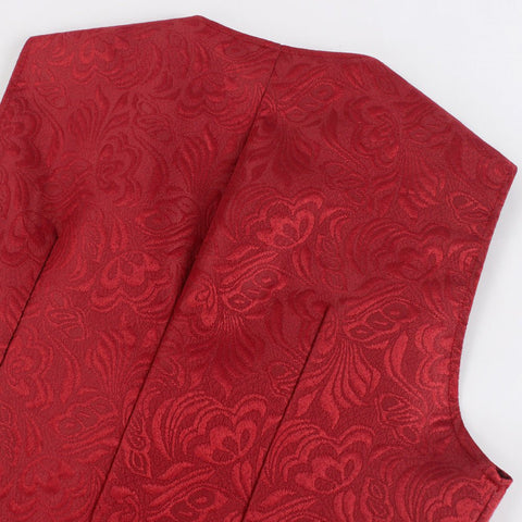 Men's Ruffled Suit Vest Halloween Medieval Steampunk Victorian Gentleman Costume - Coscosmos