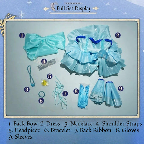 Mermaid Melody Pichi Pichi Pitch Bose Hanon Mermaid Cosplay Costume Anime Outfit - Coscosmos