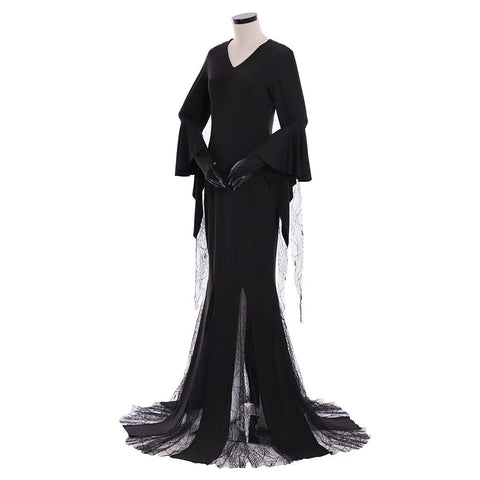 Miccostumes Women's Gothic Ghost Vampire Dress Cosplay Costume for Women Halloween Cosplay Costume - Coscosmos