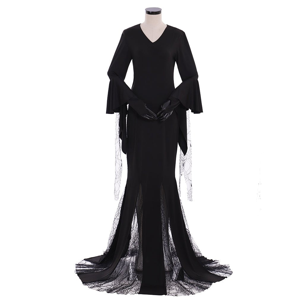 Miccostumes Women's Gothic Ghost Vampire Dress Cosplay Costume for Women Halloween Cosplay Costume - Coscosmos