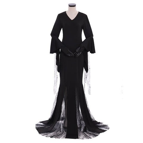 Miccostumes Women's Gothic Ghost Vampire Dress Cosplay Costume for Women Halloween Cosplay Costume - Coscosmos