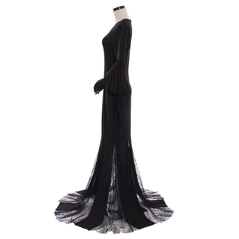 Miccostumes Women's Gothic Ghost Vampire Dress Cosplay Costume for Women Halloween Cosplay Costume - Coscosmos