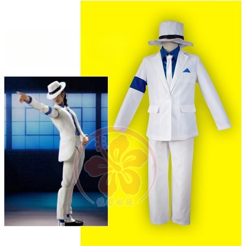 Michael Jackson Cosplay Costume - Thriller Bad Dangerous Tour Outfit for Men - Premium Quality Halloween Cosplay Suit - Coscosmos