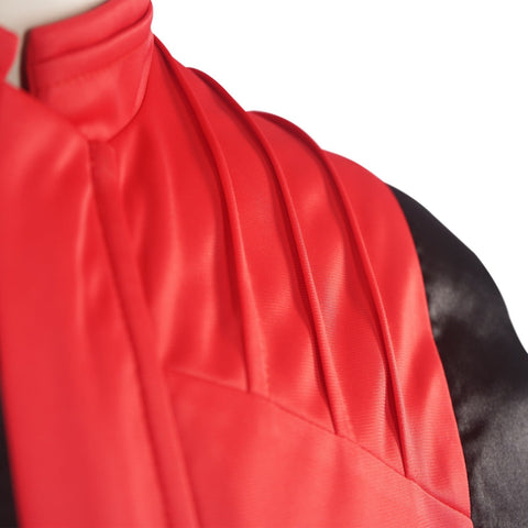 Michael Jackson Thriller Red Leather Jacket and Pants Set for Cosplay Stage Performance - Coscosmos