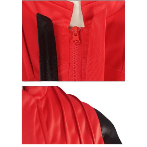 Michael Jackson Thriller Red Leather Jacket and Pants Set for Cosplay Stage Performance - Coscosmos