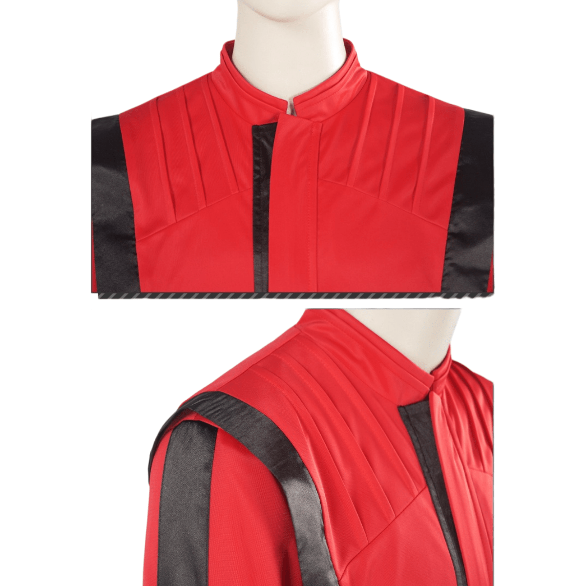 Michael Jackson Thriller Red Leather Jacket and Pants Set for Cosplay Stage Performance - Coscosmos