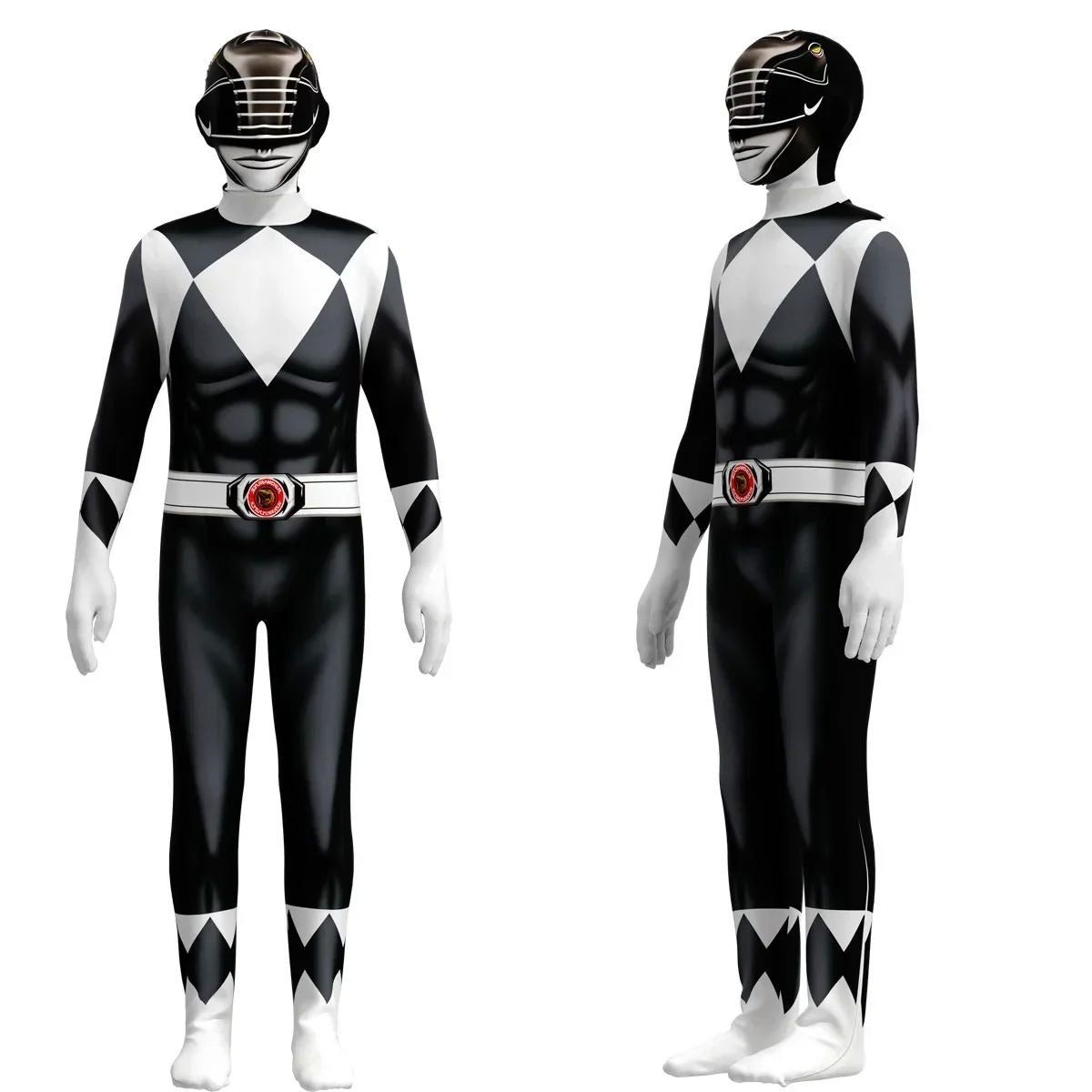Mighty Morphin Power Rangers Dino Charge Superhero Jumpsuit for Adults & Kids - Coscosmos