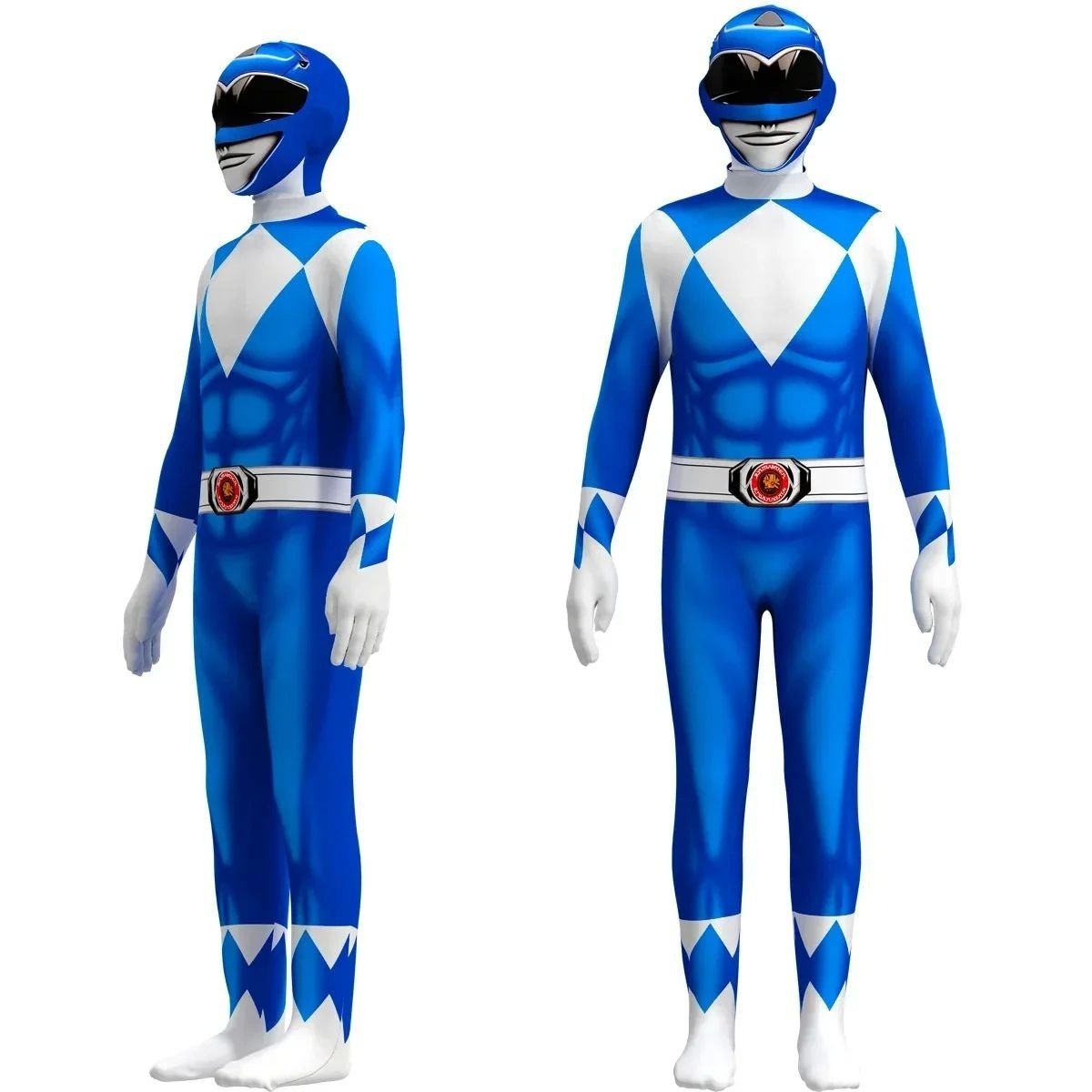 Mighty Morphin Power Rangers Dino Charge Superhero Jumpsuit for Adults & Kids - Coscosmos
