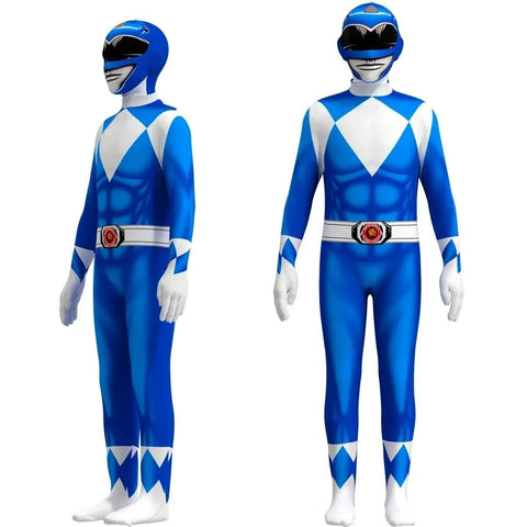 Mighty Morphin Power Rangers Dino Charge Superhero Jumpsuit for Adults & Kids - Coscosmos