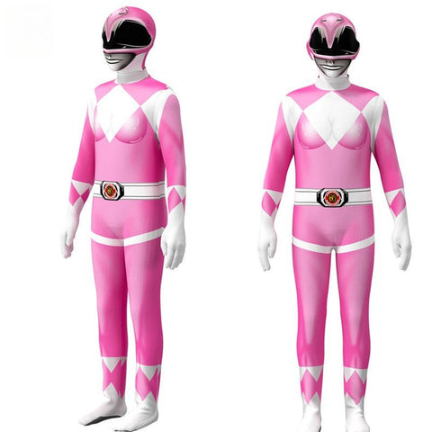 Mighty Morphin Power Rangers Dino Charge Superhero Jumpsuit for Adults & Kids - Coscosmos